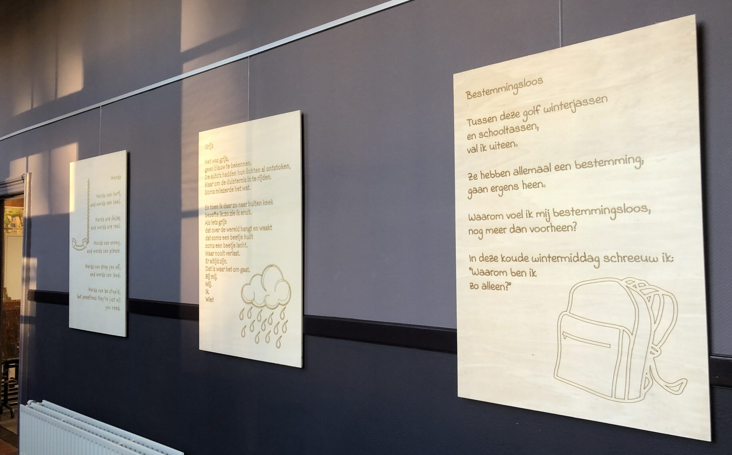 Poëzie tentoonstelling